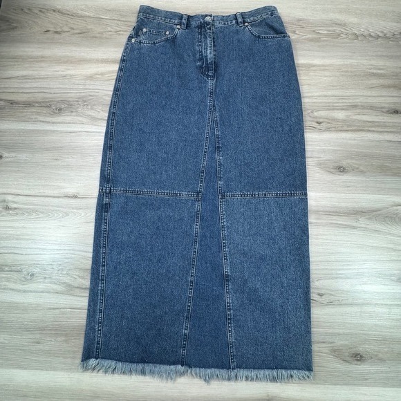 Ralph Lauren Dresses & Skirts - Denim Midi Pencil Skirt - Dark Blue